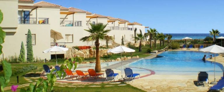 Apartment for sale in Platanias Chania Crete right on the beach coomon use pool