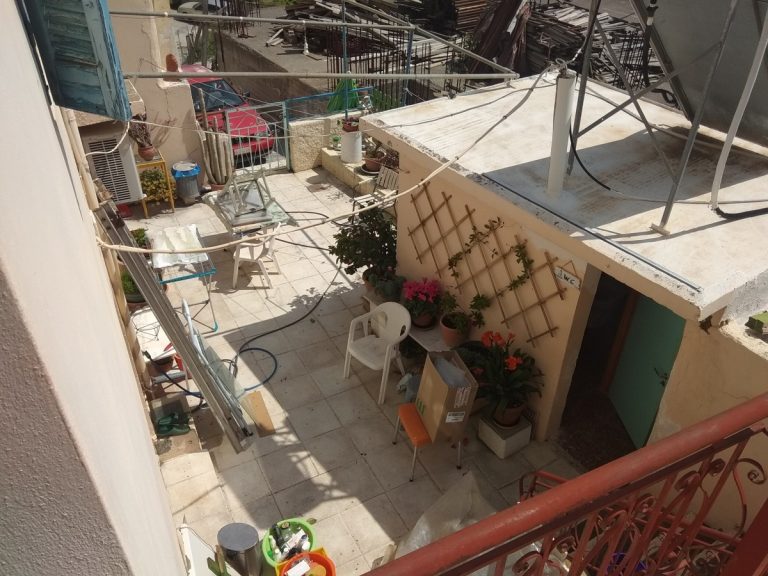 Stone house for sale in Chania area terrace view