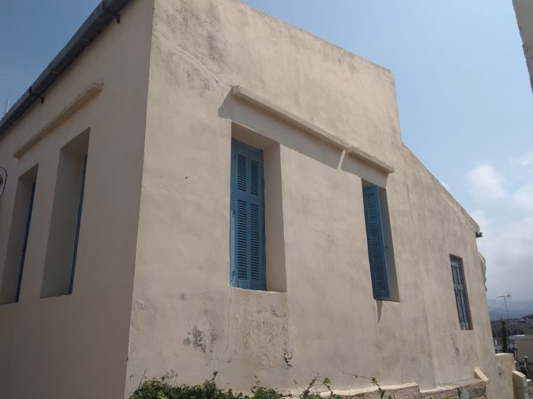 Stone house for sale in Chania shutters
