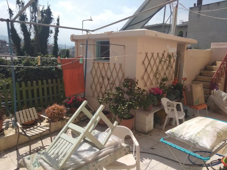 Stone house for sale in Chania veranda