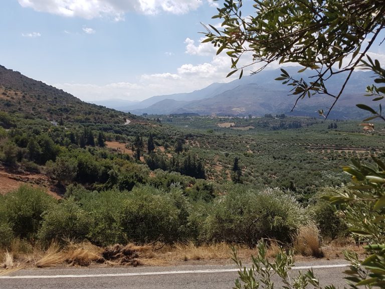 Plot of land in Apokoronas Chania Crete for sale with countryside views
