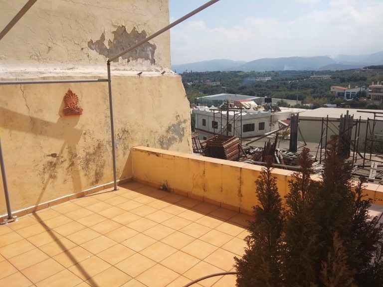 Stone house for sale in Chania terrace
