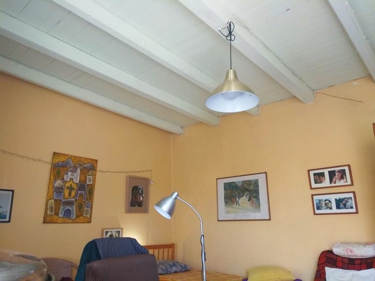 Stone house for sale Chania area white ceiling