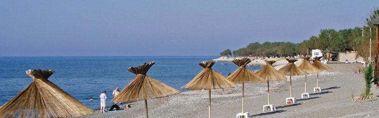 The beach of Tavronitis in Platanias Chania Crete
