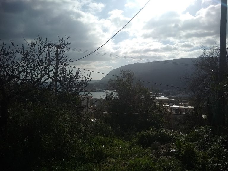 Plot of land in Chania Crete for sale with souda bay views al255