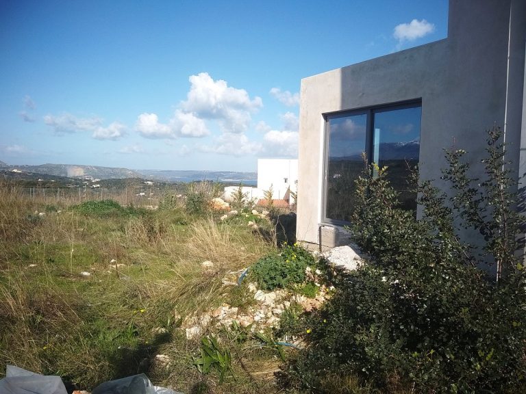 Villa for sale in Apokoronas Chania Crete prospective pool area KH122