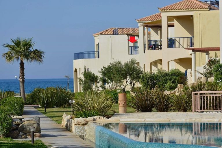 Seafront apartment for sale in Platanias Chania Crete external ch115