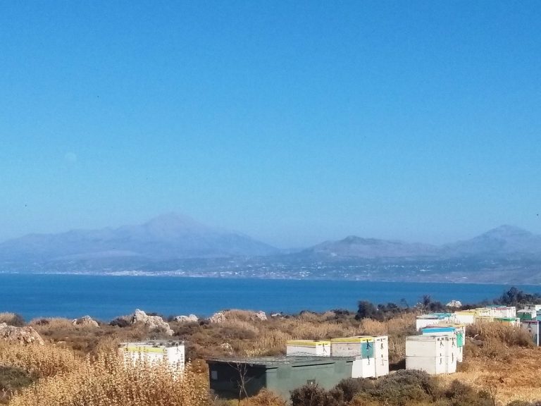 Seafront plot of land in Chania Crete for sale Rethymon views kl429