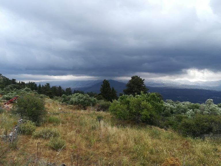 land for sale in apokoronas crete mountain view