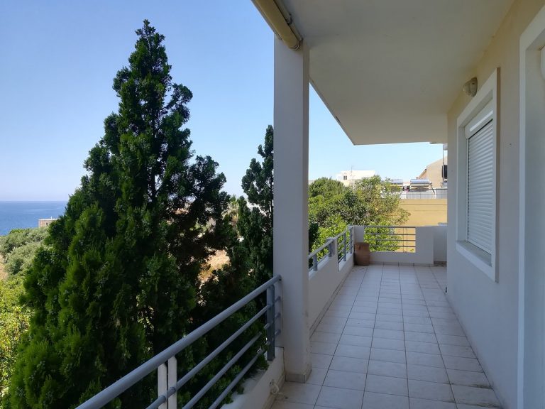 apartment for sale in akrotiri crete balcony