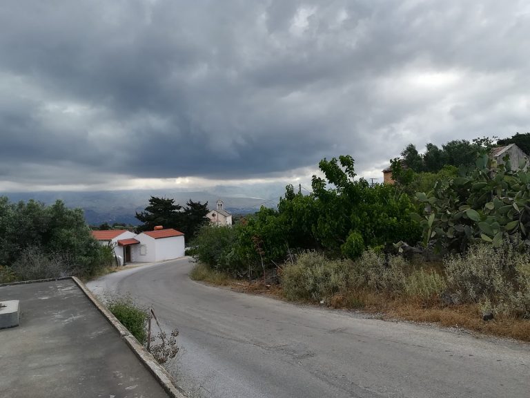 land for sale in apokoronas crete asphalt road