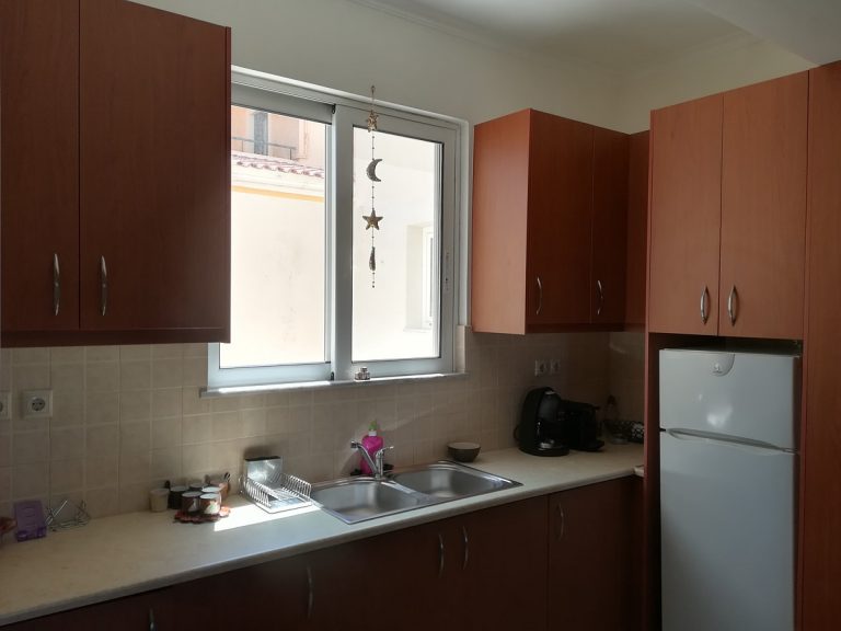 apartment for sale in akrotiri crete kitchen