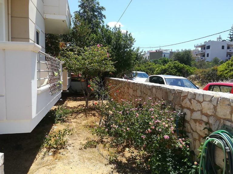 apartment for sale in akrotiri crete garden