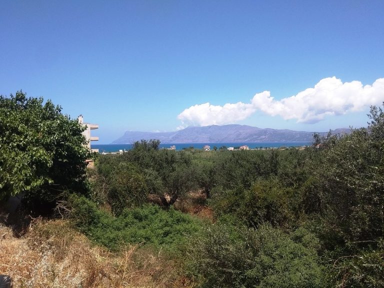 Plot of land in Kissamos Chania Crete for sale views accros the sea CL079