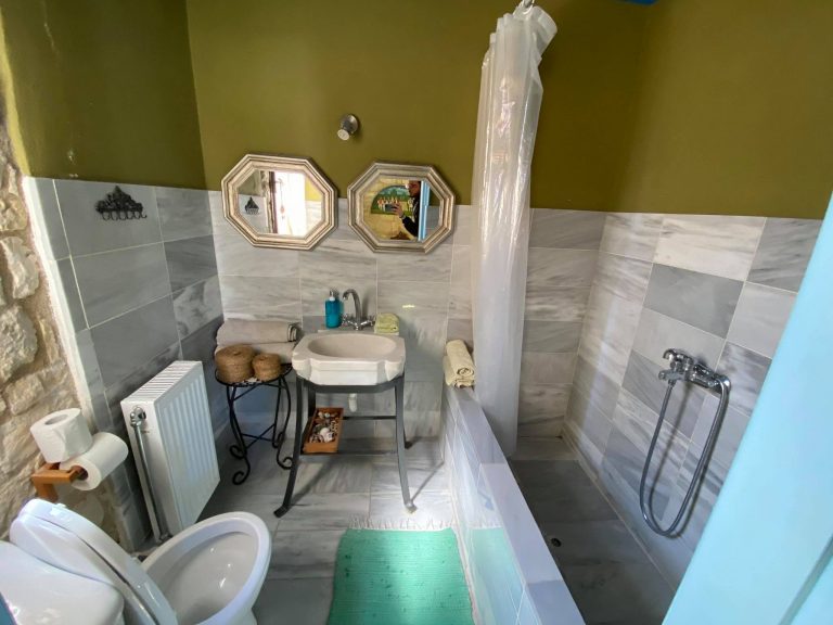 stone villas for sale in crete rethymno marble bathroom