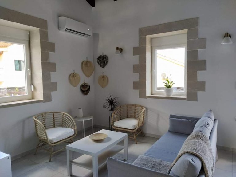 stone house for sale in apokoronas chania kh150 living room