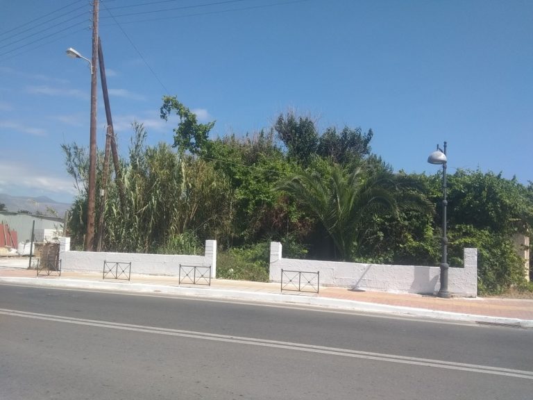 Plot for sale in maleme platanias chania cl086 road access