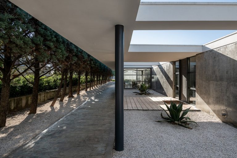 villa for sale in chania ch138 trees and pathway