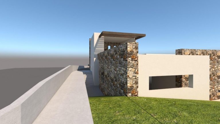 villas for sale selia chania kh170 grass and walls