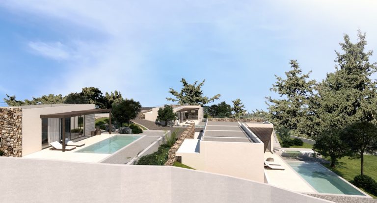 villas for sale selia chania kh170 landscaping
