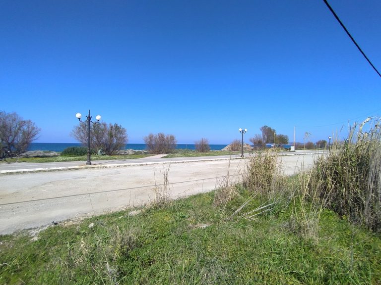 seafront land for sale in maleme chania cl097