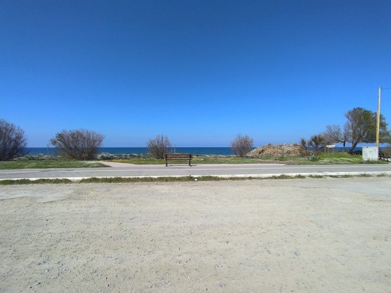 seafront land for sale in maleme chania cl097