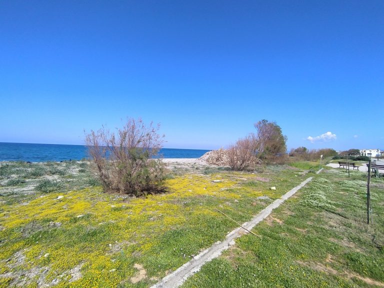 seafront land for sale in maleme chania