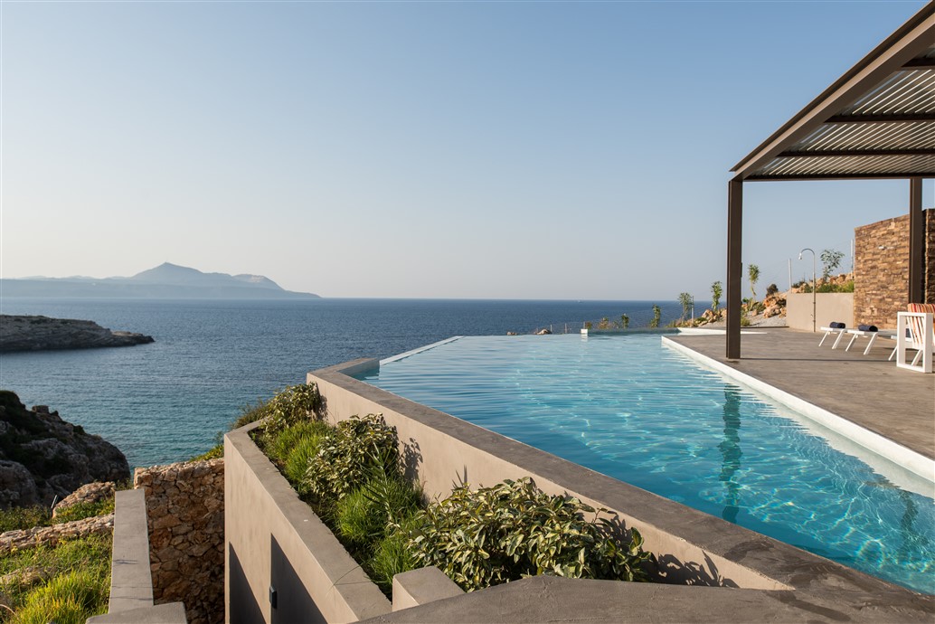 rental villa Chania 2 main terrace 5
