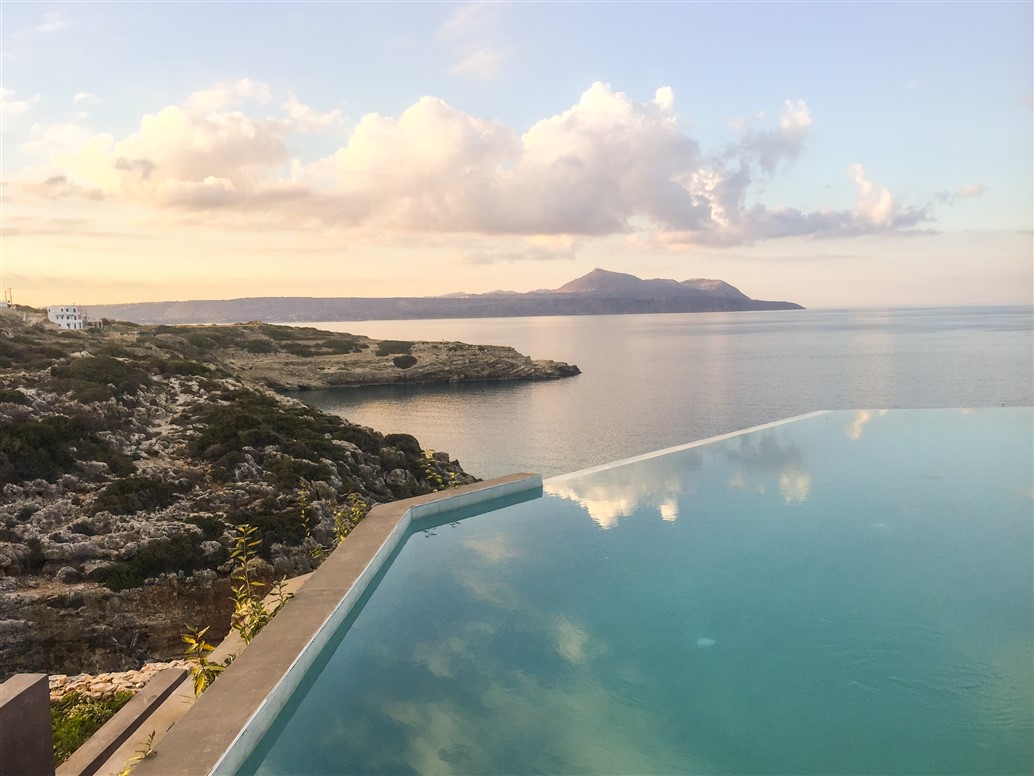view from the pool