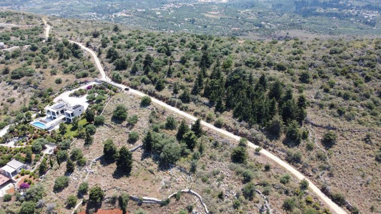 drone photo for property for sale in apokoronas