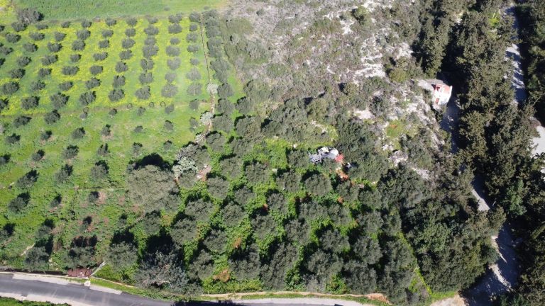 Bird’s Eye View of Plot in Akrotiri for Sale