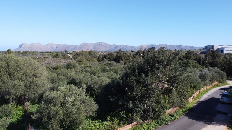 Aerial Photo of Plot with Sea in the Background in Akrotiri