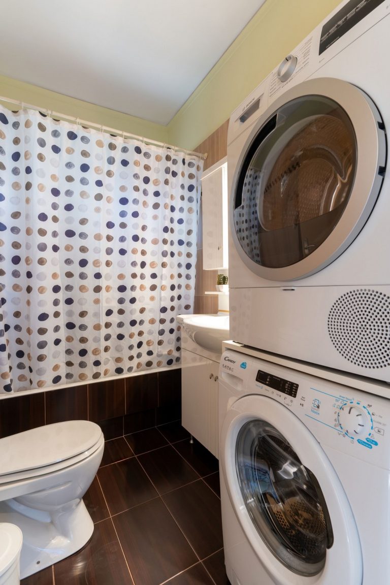 Clean and modern bathroom in apartment in Pigianos Kampos Crete