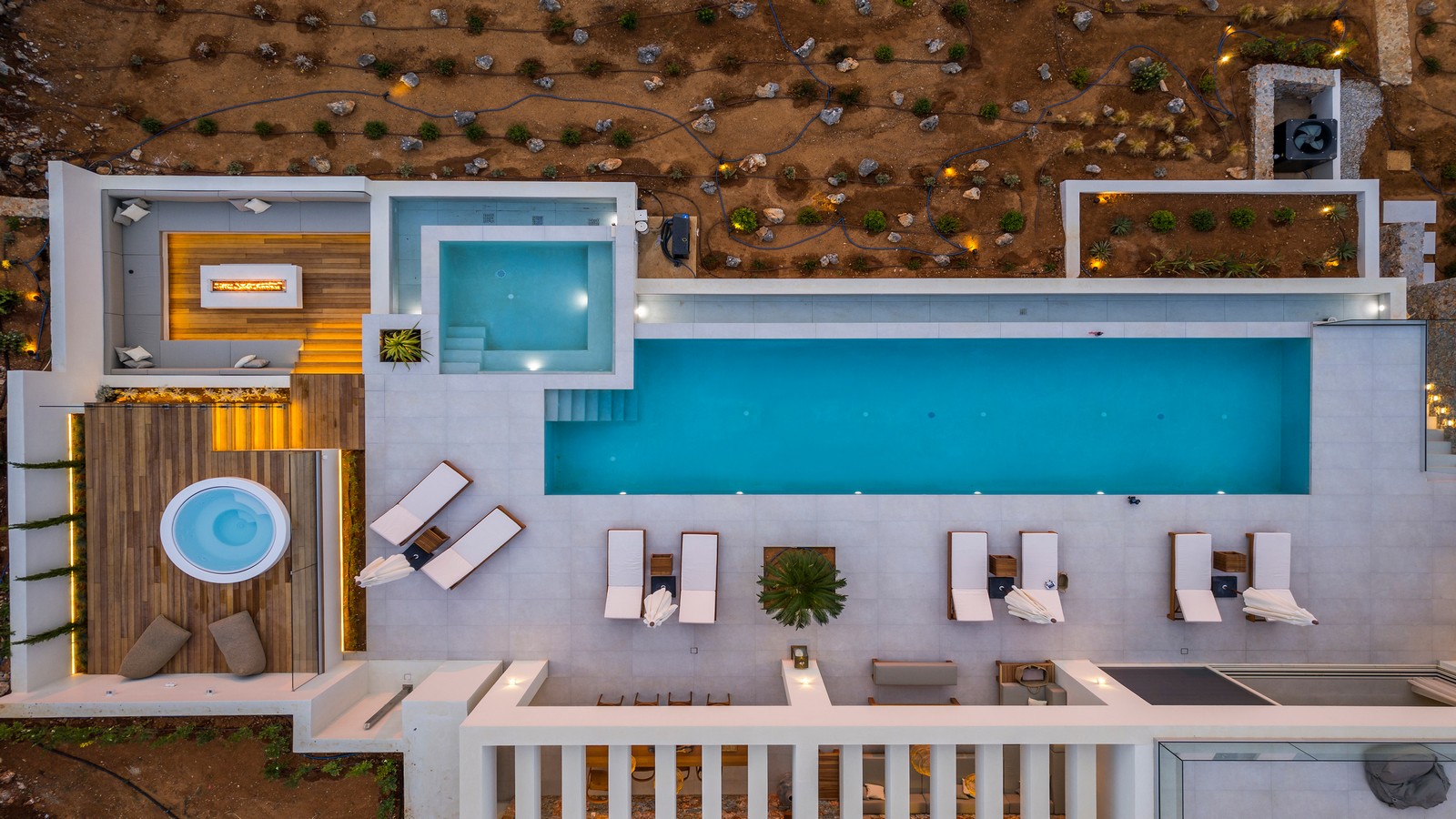 Luxury villa construction project in Crete by Euroland in-house team