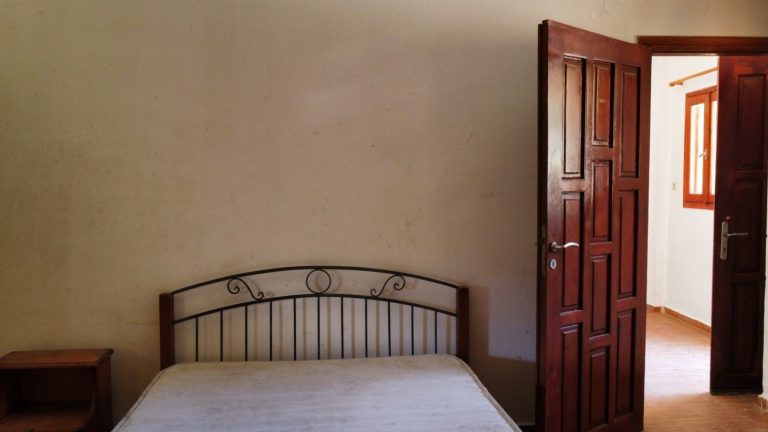 bedroom in classic venetian style residence in stone for sale in kalamitsi