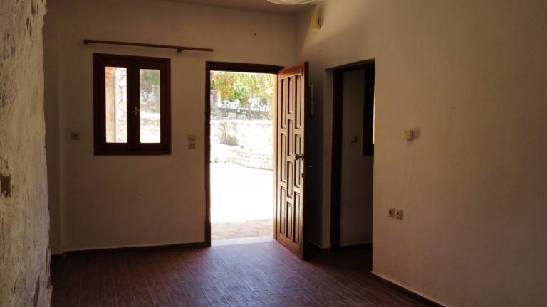 elegant venetian era stone house for sale in chania countryside
