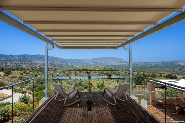 Beautiful Panoramic Views Across the Cretan Coast and Mountains