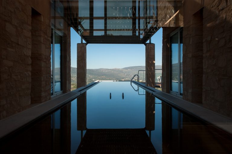Impressive Cretan Villa with Outdoor Living Areas and Panoramic Natural Views