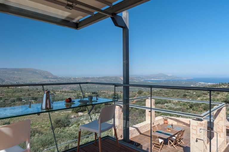 Enjoy Sweeping Sea Views Across the Countryside from This Private Villa