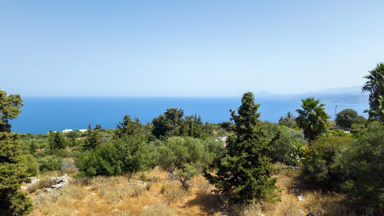 overlooking the Cretan sea in Likotinara Apokoronas