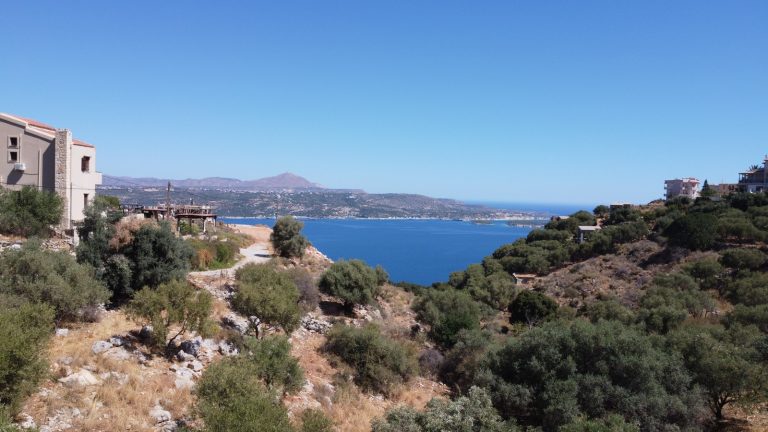 sea and mountain views from megala chorafia plot