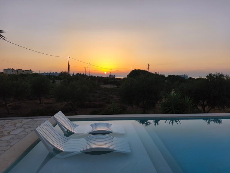 sunset views across akrotiri peninsula
